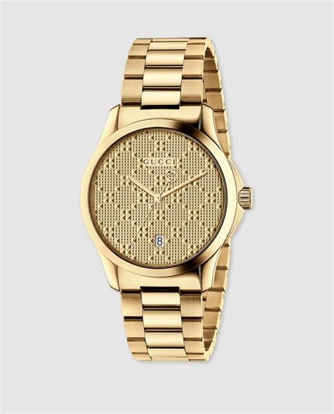 reloj gucci hombre dorado|Gucci watches original price.